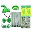 Lumiparty Girl s St  Patrick s Day Dressing up Accessories Set St  Patrick Day Party Favors Gift Set6Z5A