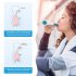 Lung Recovery Exerciser Free Respiratory Therapy Breathing Exerciser For Outdoor For Women Men All Ages Grown ups blue