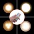 Lunsy 6PCS Wireless Color Changing LED Puck Lights with 2PCS Remote Controls  LED Under Cabinet Lighting  Closet Light Set  Round Cabinet Lights