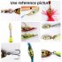 Lure Fish Lamp LED Electronic Low Consumption Light Lure Bait Underwater Fishing Lamp red 6CM
