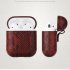 Luxury AirPods Case Leather Protective Cover Skin for Apple AirPod Charging Case gray