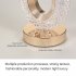 Luxury Crystal Led Table Lamp Adjustable Brightness Color changing Touch Control Desk Light with Base 2000mah Battery