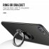 Luxury Rotatable Finger Ring  Mobile  Phone  Holder Stand  For Universal Car Magnetic Mount Phone Back Sticker Pad Bracket black