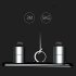 Luxury Rotatable Finger Ring  Mobile  Phone  Holder Stand  For Universal Car Magnetic Mount Phone Back Sticker Pad Bracket black