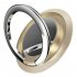 Luxury Rotatable Finger Ring  Mobile  Phone  Holder Stand  For Universal Car Magnetic Mount Phone Back Sticker Pad Bracket black