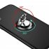 Luxury Rotatable Finger Ring  Mobile  Phone  Holder Stand  For Universal Car Magnetic Mount Phone Back Sticker Pad Bracket black