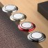 Luxury Rotatable Finger Ring  Mobile  Phone  Holder Stand  For Universal Car Magnetic Mount Phone Back Sticker Pad Bracket black