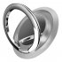 Luxury Rotatable Finger Ring  Mobile  Phone  Holder Stand  For Universal Car Magnetic Mount Phone Back Sticker Pad Bracket black