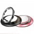 Luxury Rotatable Finger Ring  Mobile  Phone  Holder Stand  For Universal Car Magnetic Mount Phone Back Sticker Pad Bracket black