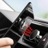 Luxury Rotatable Finger Ring  Mobile  Phone  Holder Stand  For Universal Car Magnetic Mount Phone Back Sticker Pad Bracket black