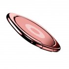 Luxury Spin Finger  Ring  Mobile  Phone  Holder, 360 Degree Rotatable Magnet Metal Smartphone Socket, For Magnetic Car Mount Stand Rose gold