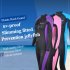 Lycra Long Sleeve Rash Guard Rashguard UPF50  Beach Wear For Surfing Diving Swimming Water Skiing  S 4XL  Purple M