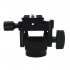 M 12 Monopod Tilt Head Panoramic Head Telephoto Bird Watching with Quick Release Plate black