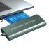 M 2 Hard Disk Box Pcie Nvme Ngff Sata Dual protocol Dual purpose Ssd Case 10Gbps High Speed Reader Adapter Arc Plane