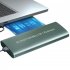 M 2 Hard Disk Box Pcie Nvme Ngff Sata Dual protocol Dual purpose Ssd Case 10Gbps High Speed Reader Adapter Arc Plane