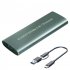 M 2 Hard Disk Box Pcie Nvme Ngff Sata Dual protocol Dual purpose Ssd Case 10Gbps High Speed Reader Adapter Arc Plane