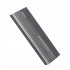 M 2 NVME SATA Dual protocol Hard Disk Enclosure Ngff Sata Protocol Usb3 0 Type Mobile Hard Disk Enclosure black