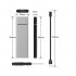 M 2 Ngff To USB 3 1 SSD Solid Aluminum Alloy Mobile  Hard  Disk Type c Mobile Hard Disk Box Silver
