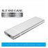 M 2 Ngff To USB 3 1 SSD Solid Aluminum Alloy Mobile  Hard  Disk Type c Mobile Hard Disk Box Silver
