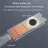 M 2 Nvme Air cooled Radiator Ssd Heat Sink Copper Aluminum Structure with Silent Fan 2280 Solid State Drive Cooler