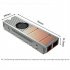 M 2 Nvme Air cooled Radiator Ssd Heat Sink Copper Aluminum Structure with Silent Fan 2280 Solid State Drive Cooler