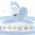 M S8 Open Ear Wireless Earbuds IPX5 Waterproof Non In Ear Earphones Touch Control Business Headphones grey