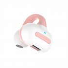 M-S8 Open Ear Wireless Earbuds IPX5 Waterproof Non In Ear Earphones Touch Control Business Headphones pink