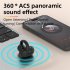 M S8 Open Ear Wireless Earbuds IPX5 Waterproof Non In Ear Earphones Touch Control Business Headphones blue
