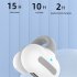 M S8 Open Ear Wireless Earbuds IPX5 Waterproof Non In Ear Earphones Touch Control Business Headphones blue