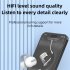 M S8 Open Ear Wireless Earbuds IPX5 Waterproof Non In Ear Earphones Touch Control Business Headphones blue