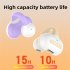 M S8 Open Ear Wireless Earbuds IPX5 Waterproof Non In Ear Earphones Touch Control Business Headphones blue