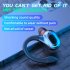 M f8 Bluetooth compatible 5 2 Wireless  Headphones Mini Business Ear hook Type Hifi Subwoofer Noise Cancelling Sports Gaming Earbuds dark blue