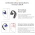 M k8 Bluetooth compatible Earphone Hanging Ear Type Unilateral Business Headsets Waterproof Music Earbuds dark blue