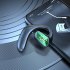 M k8 Bluetooth compatible Earphone Hanging Ear Type Unilateral Business Headsets Waterproof Music Earbuds black green