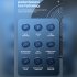M l8 Bluetooth compatible Headset F8 Mini Wireless Business In ear Earphone Ear mounted Waterproof Sports Earbuds blue