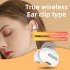 M s8 Bluetooth Headphones Air Conduction Ear Clip Wireless Stereo Business Earphones Smart Touch black
