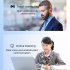 M s8 Bluetooth Headphones Air Conduction Ear Clip Wireless Stereo Business Earphones Smart Touch black