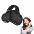 M s8 Bluetooth Headphones Air Conduction Ear Clip Wireless Stereo Business Earphones Smart Touch black