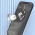 M s8 Bluetooth Headphones Air Conduction Ear Clip Wireless Stereo Business Earphones Smart Touch blue