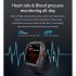 M1 Business Smart Watch Man Waterproof Smartwatch Heart Rate Blood Presssure Monitor Sports Track Clock red