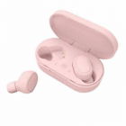 M1 Wireless Earbuds In-Ear Stereo Headphones With Charging Case Built-in Mic Earphones For Sports Work Gaming pink