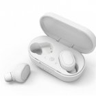 M1 Wireless Headphones Bluetooth 5.0 TWS <span style='color:#F7840C'>Earphone</span> Bluetooth Headset HiFi Running Mini Sports <span style='color:#F7840C'>Earphone</span> White