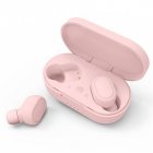 M1 Wireless Headphones Bluetooth 5.0 TWS Earphone Bluetooth Headset HiFi Running Mini Sports Earphone  Pink