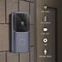 M10 Smart Hd 720p 2 4g Wireless Wifi Video Doorbell Camera Visual Intercom Night Vision Ip Doorbell Wireless Security Camera M10 gray