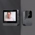 M10 Smart WiFi Doorbell  Camera 2 Way Audio Video Door Bell With 4 3  Screen 2 4G Wireless Doorbell HD Night Vision Camera black