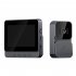 M10 Smart WiFi Doorbell  Camera 2 Way Audio Video Door Bell With 4 3  Screen 2 4G Wireless Doorbell HD Night Vision Camera black