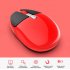 M106 Rechargeable 2 4g Wireless Mouse Mute Rabbit Mouse Back computer desktop Office Mouse With One Click red