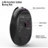 M106 Rechargeable 2 4g Wireless Mouse Mute Rabbit Mouse Back computer desktop Office Mouse With One Click black