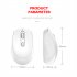 M107 Rechargeable 2 4g Wireless Mouse Silent Ergonomic Gaming Office Mouse For Laptop Desktop White