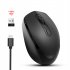 M107 Rechargeable 2 4g Wireless Mouse Silent Ergonomic Gaming Office Mouse For Laptop Desktop Black